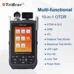 TriBrer TB-700 10-in-1 OTDR Fiber Optic Tester | OPM, VFL, RJ45 Test, OLS | Multi-Function Optical Time Domain Reflectometer